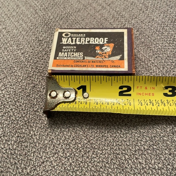 Vintage Coghlan’s Waterproof Wooden Safety Matches Made in Australia - Picture 6 of 9